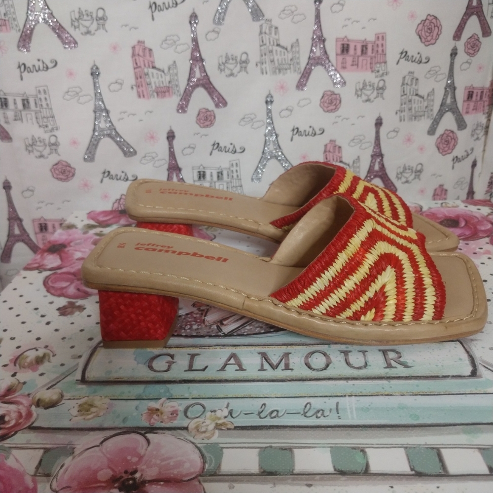 Jeffrey Campbell Kaelan Slide Sandals Size 8.5 - Picture 4 of 9